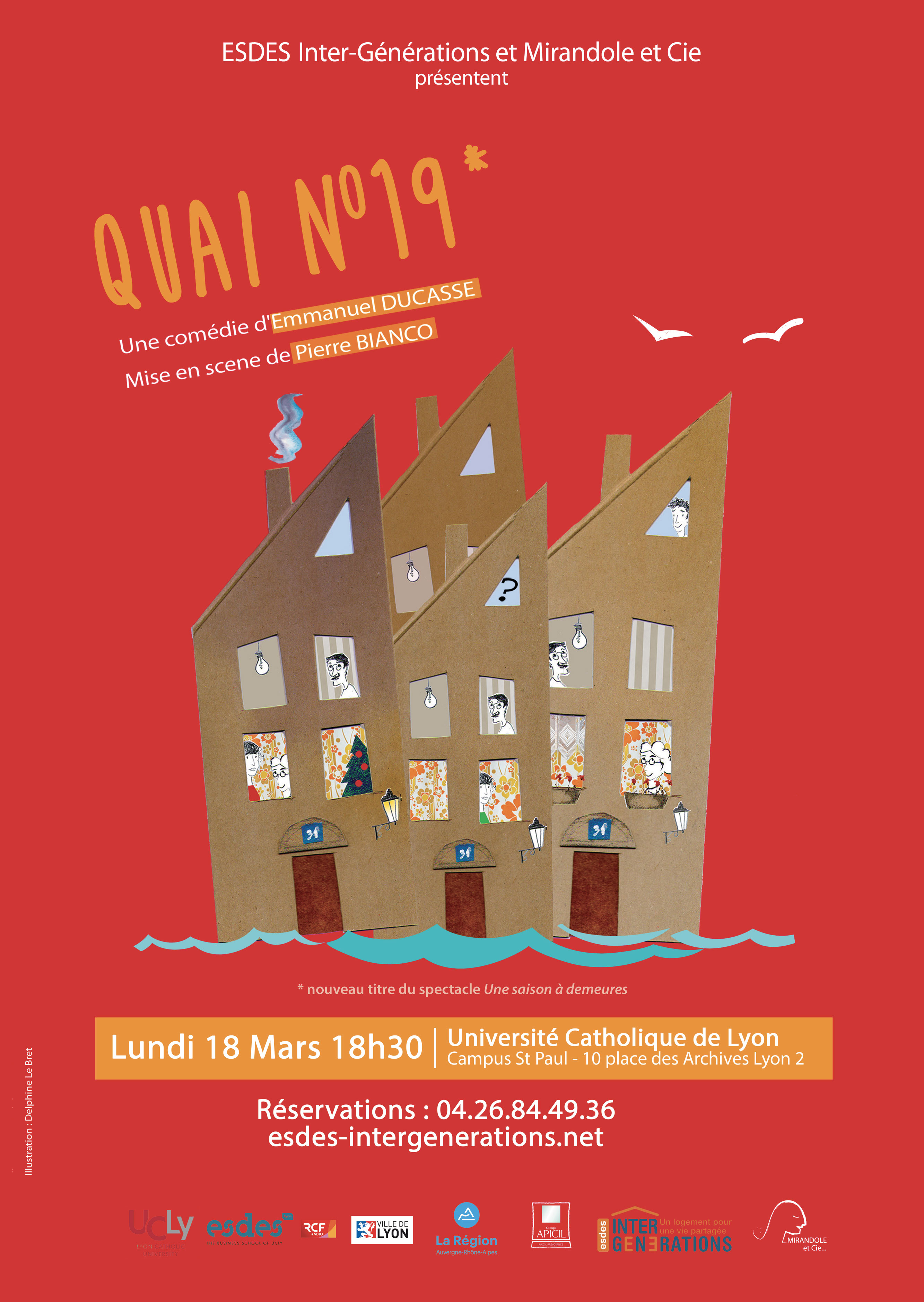 Nouvelle date pour notre pièce de théâtre « Quai n°19 »